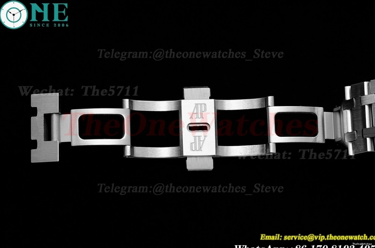 APSF Frosted Oak 15510 41mm White Dial Clone A4302 SS SS Royal Super 0413